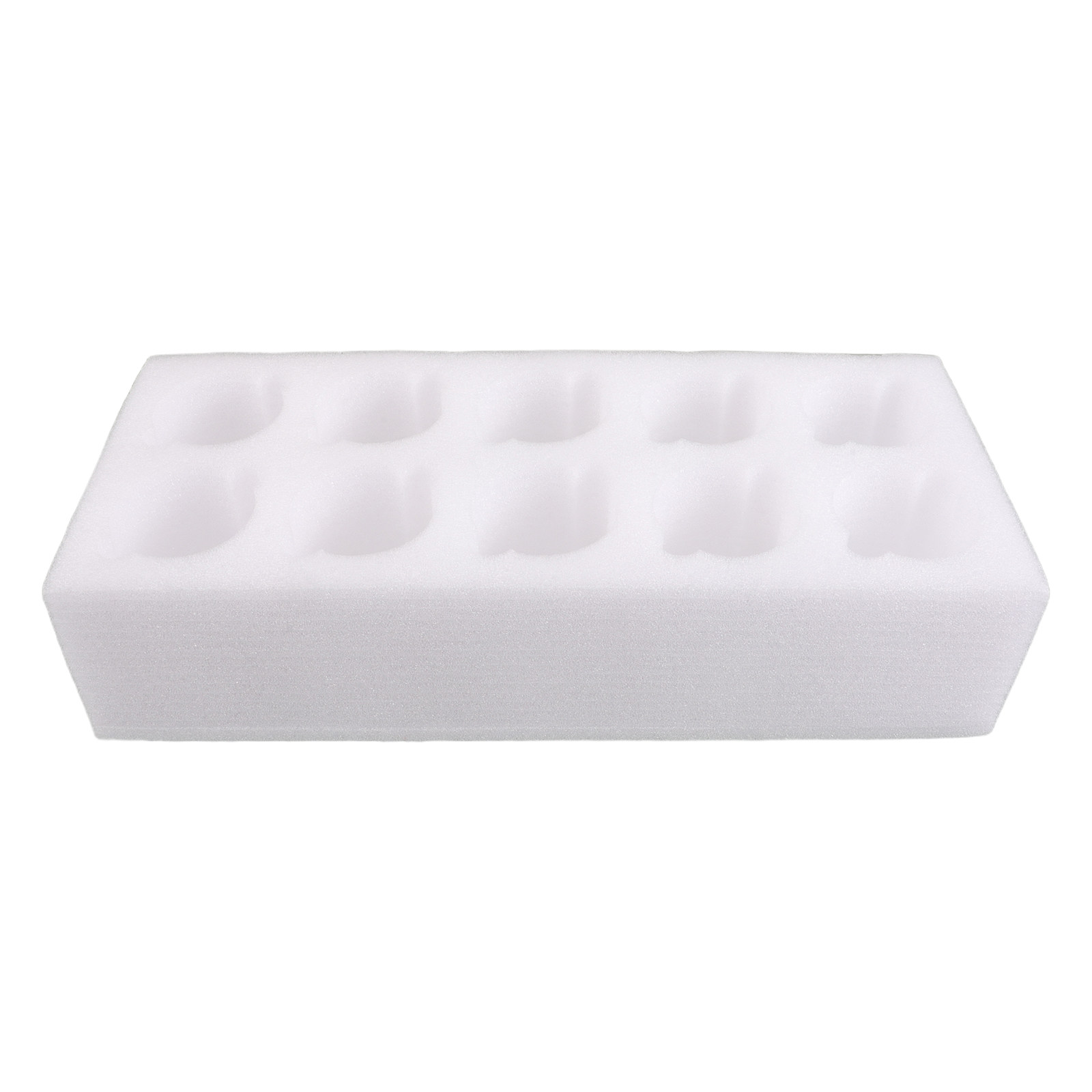 Coffee Tea Drink - 10-Pack Foam Beverage Carrier Tray for
