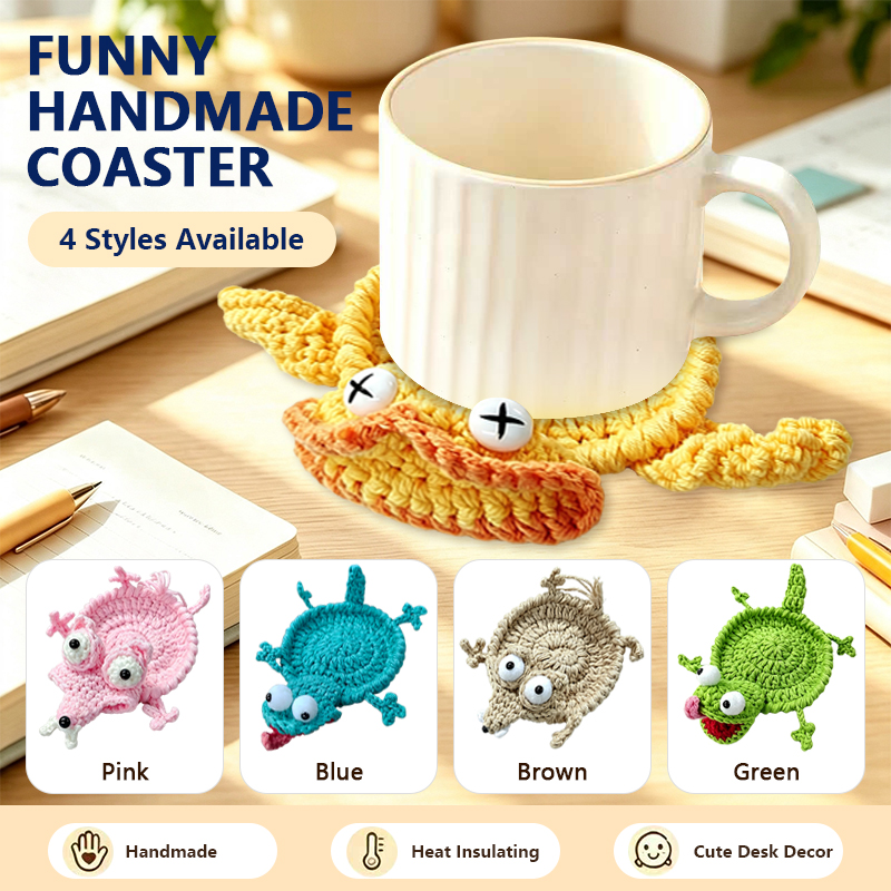 Cute Crochet Animal Coaster Ha - đánh giá và giá Coffee Tea Drink