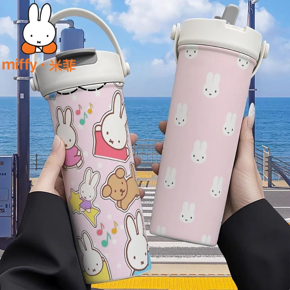 Miffy Rabbit Handheld Thermos  - đánh giá và giá Good Coffee Tea