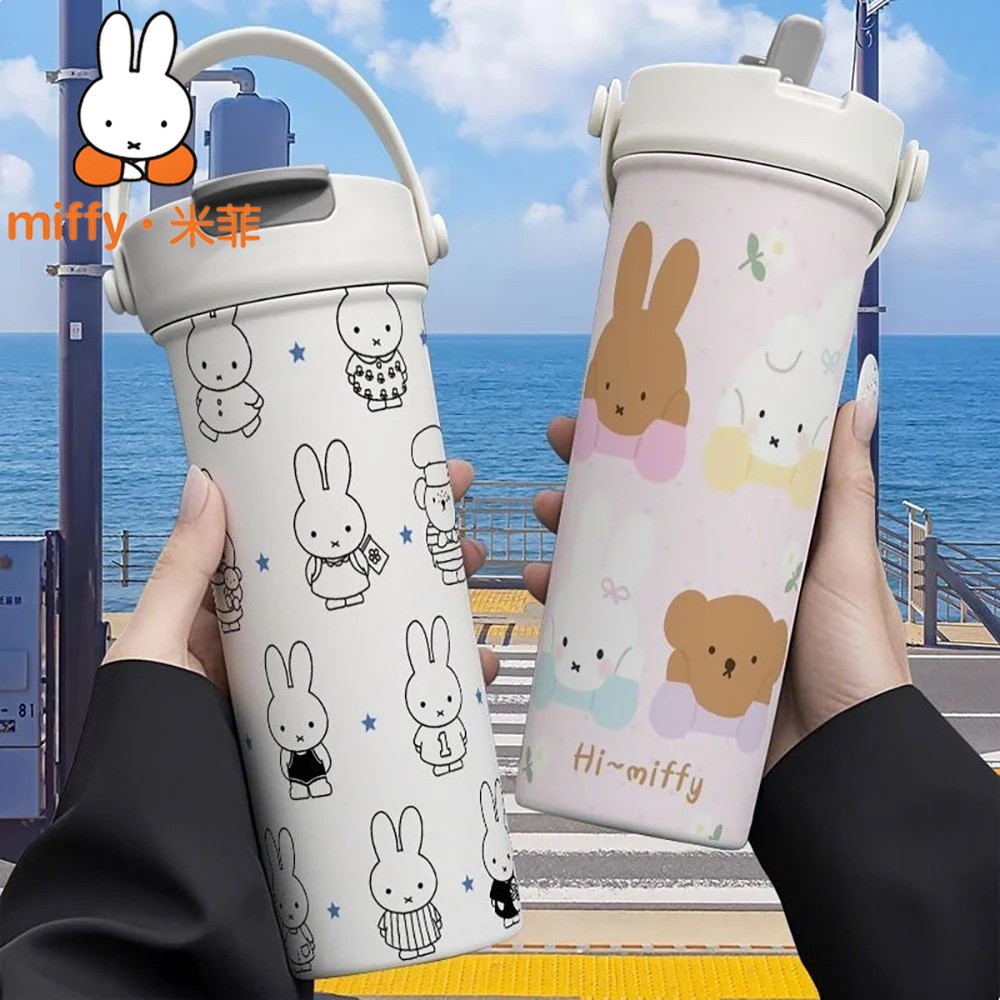Miffy Rabbit Handheld Thermos  - đánh giá và giá Good Coffee Tea