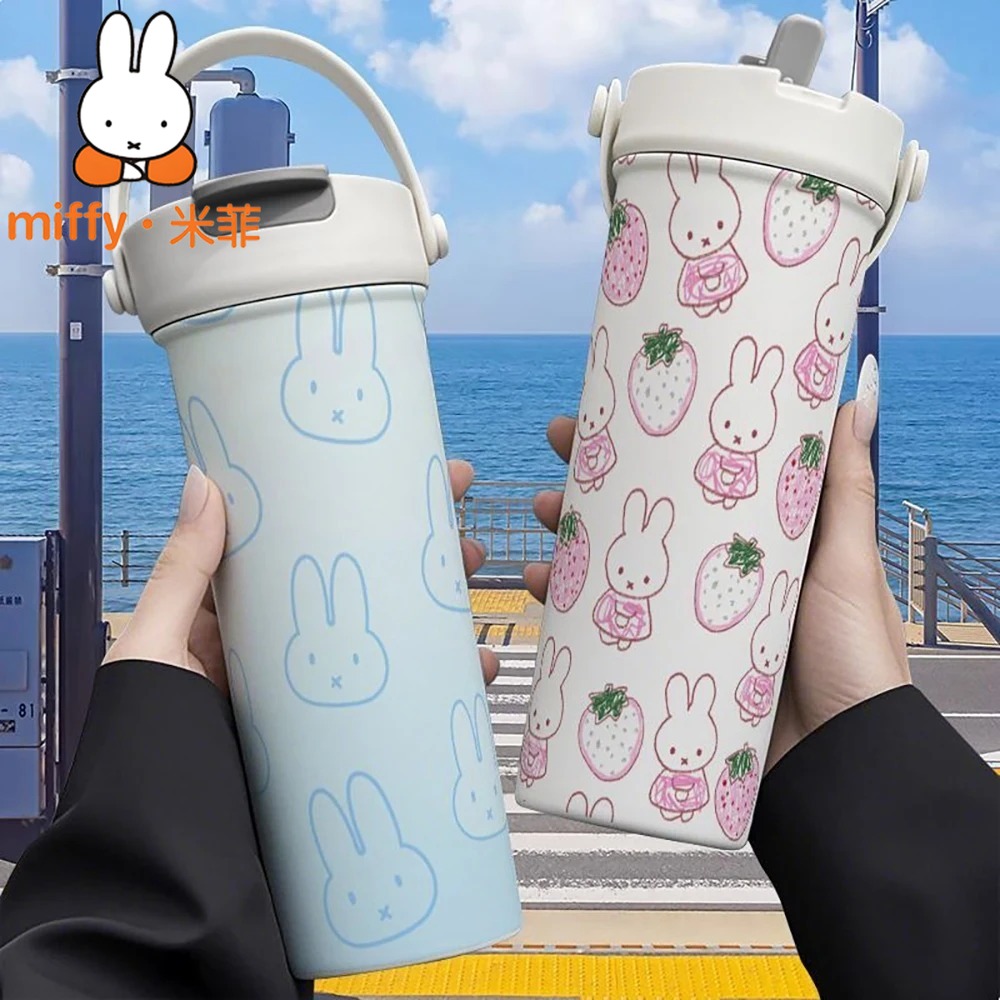 Miffy Rabbit Handheld Thermos  - đánh giá và giá Good Coffee Tea