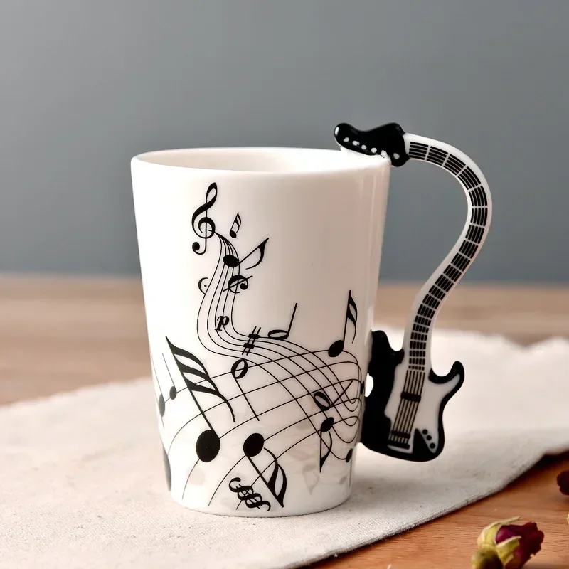 Mới Lạ Nốt Nhạc Cốc Gốm Đàn Gu - đánh giá và giá Lemon Tea Coffee