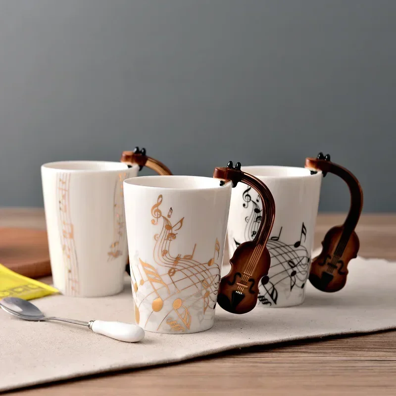 Mới Lạ Nốt Nhạc Cốc Gốm Đàn Gu - đánh giá và giá Lemon Tea Coffee