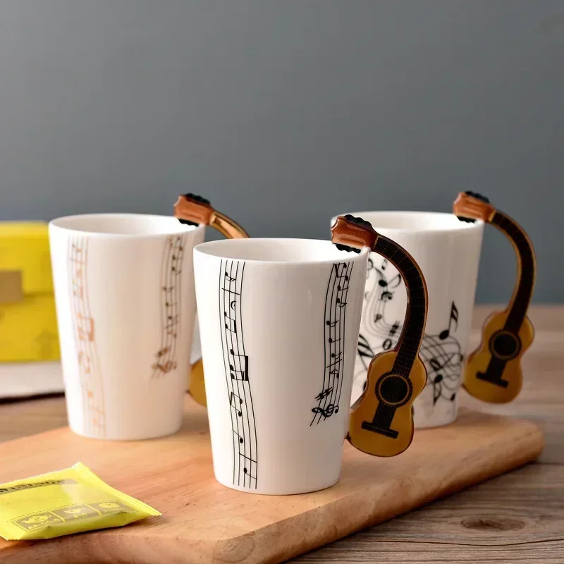 Mới Lạ Nốt Nhạc Cốc Gốm Đàn Gu - đánh giá và giá Lemon Tea Coffee
