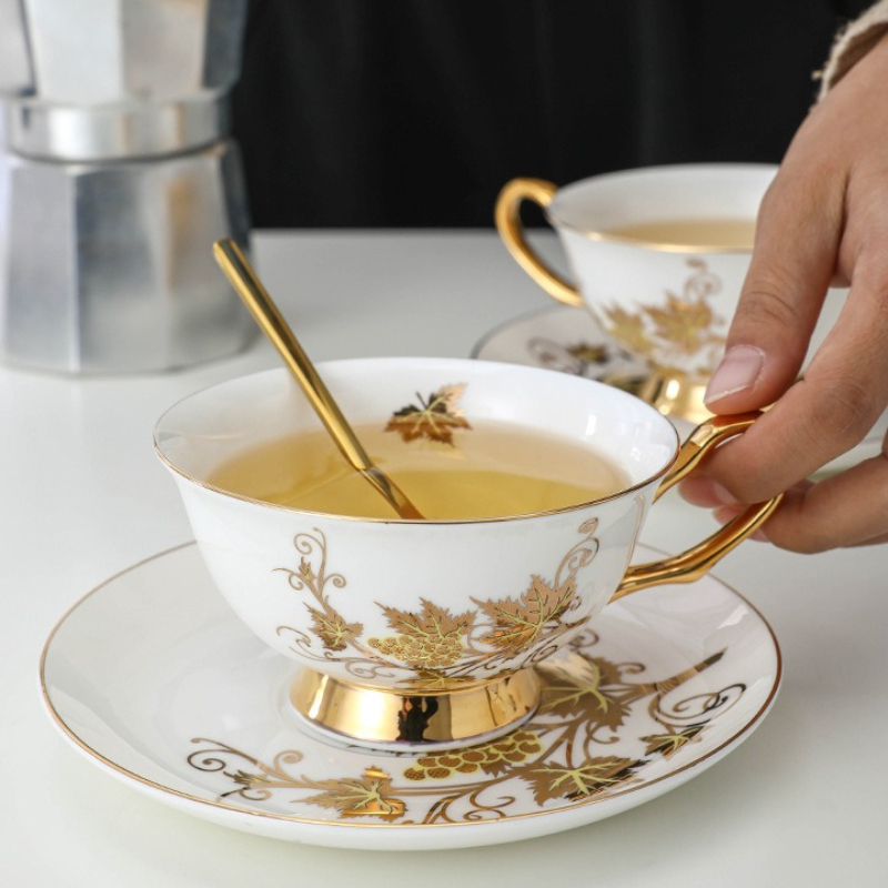 Coffee Cup Small Exquisite Set - đánh giá và giá Coffee Tea Drink