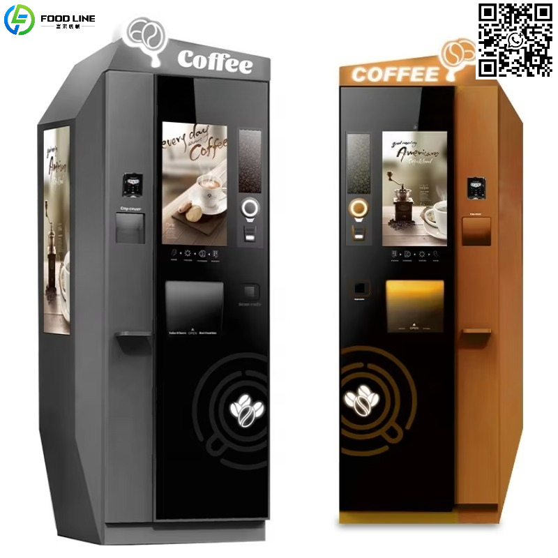 Customized Advertising Screen  - đánh giá và giá Coffee Tea Vending Machine