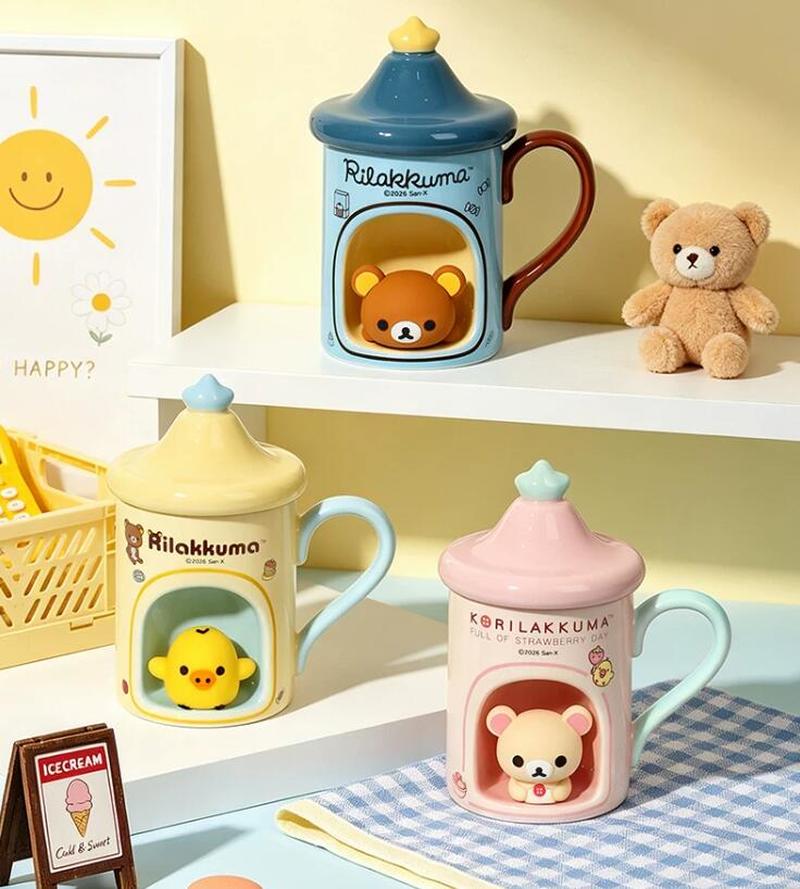 In Stock Mug Cup With Lid Cute - đánh giá và giá Good Coffee Tea